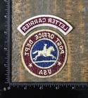 Vintage Post Office Department Mail Postal Patch   Letter Carrier Tab 1960s