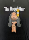 Snoop Dogg Tha Doggfather Black Graphic T-shirt Size L Original Rap   Hip Hop
