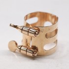 Wood Stone Alto Saxophone Ligature For Meyer - Pink Gold Plated