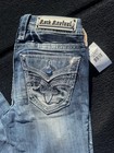 Rock Revival Gere Boot Jeans Womens 27 Blue Med Wash Slim Bootcut 27x31 5