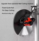 High-power Rail-mounted Wall Saw Single-blade Concrete Cutting Machine