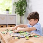 Melissa And Doug Wooden Animal Chase Jigsaw Spinning Gear Puzzle 24 Pieces For