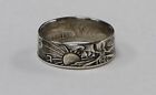 Coin Ring Handmade From Silver Walking Liberty Half Dollar 1934-47 In Size 6-15 