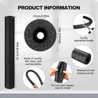 3 Pack Pool Noodles 55 Inch Foam Noodles Swim Clamp Jumbo Hollow Foam Large P   