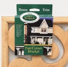 2 Wood Corbel Porch Brackets Architectural Victorian Style Unfinished Sealed Nos