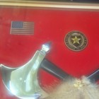 Framed Decorative Crossed Metal Axes Shadow Box W  Dragons  Flags  Emblem
