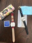 2 Watches- Wizard Of Oz  Vintage Valdawn And  Avon Turner Watch W ruby Shoes