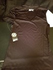 Reebok Womens Size Xs Black Ufc Combat Short Sleeve Athletic Jersey T Shirt 