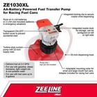 Zeeline By Milton   Ze1030xl     Fuel Can Transfer Pump For Racing Style Fuel Cans