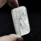 1 Oz  9999 Fine Silver Vortex Bar Scottsdale Mint Bu     In Capsule