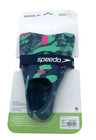 Speedo Kids Swim Fins Green Marble Size Small 9-10 helps W water Confidence New