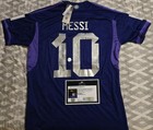 Lionel Messi Autographed Argentina World Cup 2022 Away Jersey Comes With Coa 