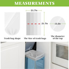 5 Gallon 100 Counts Black Trash Bags Garbage Bags  Bathroom Trash Can Bin Liners