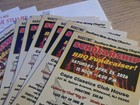 19 Lot Super Rare Original Seafood Menus Bbq Fundraisers Scholarship Wildwood Nj