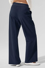 Aio Yoga Suit Up Trouser Regular Navy Women Pants Activewear Casual Workwear