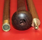 Colt Firearms Wood And Brass Walking Cane