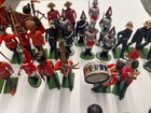 Vintage Britains Ltd Toy Soldiers Lot 40  Guards Band Figures Made In England