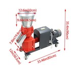 6mm Chicken Feed Pellet Mill Machine 4 Roller Feed Granulator 220v 150-200kg h