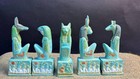 Egyptian Mythology God Statue Collection  Anubis  Bastet  Hathor  Horus  Set