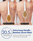 Back Scrubber Body Shower Brush  20 5       Extra Long Anti Slip Handle Bath Brush W