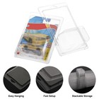 1-50pack Clear Protector Case Plastic Display For Hot Wheels matchbox Basic Cars