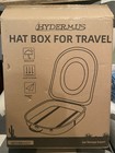 Hat Case Fedora Waterproof Travel Crush Proof Black With Red Interior  Small