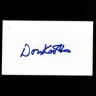 Rare Don Knotts Autograph Signed 3x5 Index Card W  Coa  The Andy Griffith Show