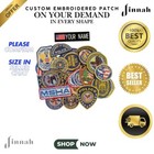 50pieces-custom Embroidered Patches     Personalized Logos   Text In Any Shape