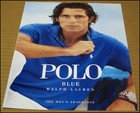 2010 Polo Blue Ralph Lauren Print Ad Advertisement Cologne Fragrance For Men Vtg