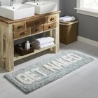 Vcny Home - Bath Mat Cotton Bath Rug Nonskid Back Modern Home Decor Get Naked