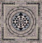 Sri Yantra  Shri Yantra Original Pauva thangka Painting  Meditation Wall Hanging
