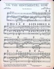 On The Sentimental Side Sheet Music Doctor Rhythm Bing Crosby Carlisle British