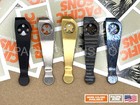 Titanium Deep Carry Pocket Clip For Spyderco Para 3 Or Smock - Gold