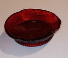  Red Glass Swan Candy trinket Dish 