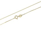 Solid 14k Yellow Gold Italian 0 6mm Box Chain Necklace 20 