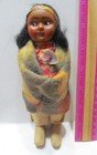 Skookum Buily Good Indian Doll  Original Sticker Felt Blanket Headband Beads 7 