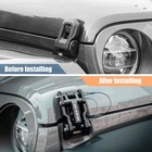 Mwnyo Aluminum Hood Latches For Jeep Wrangler Jk jku 2007-2017   Jl Gladiator