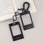 1set Y2k Ipod Style Photocard Holder 3in Minimalist Frame Black For Photocard