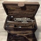 Bach Stradivarius 37 Silver Bb Trumpet   Case