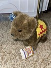 Vintage Applause Stuffed Carousel Teddy Bear 12  Plush With Pole Stuffed Animal