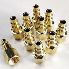 Brass 1 4 Inch Npt Industrial Brass Female Air Hose Fittings Quick Connect Ad   