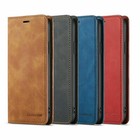 For Iphone 16 Plus 15 14 Pro Max 13 Pro 12 Leather Flip Wallet Phone Case Cover