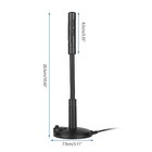 Usb Stand Mini Desktop Studio Speech Microphone Mic For Pc Laptop Netbook