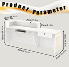 Modern Reception Front Desk Counter For Checkout  Lobby  Beauty Salon