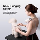 Jirpet Pet Neck Hair Dryer  Professional Pet Grooming Hair Dryer For Dogs