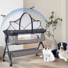 Mosquito Net Baby Crib Mesh Netting Bed Removable Portable Ventilate Foldable