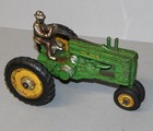 Antique John Deere Cast Iron Model A Toy Tractor     Arcade