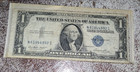Series 1935 B Blue Seal One Dollar Silver Certificate Note 