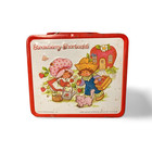 Vintage 1981 Aladdin Strawberry Shortcakemetal Lunchbox W thermos No Lid