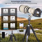 Compact Travel Tripod Upgraded Camera Tripod Carbon Fiber Tripod 46mm Ball Head